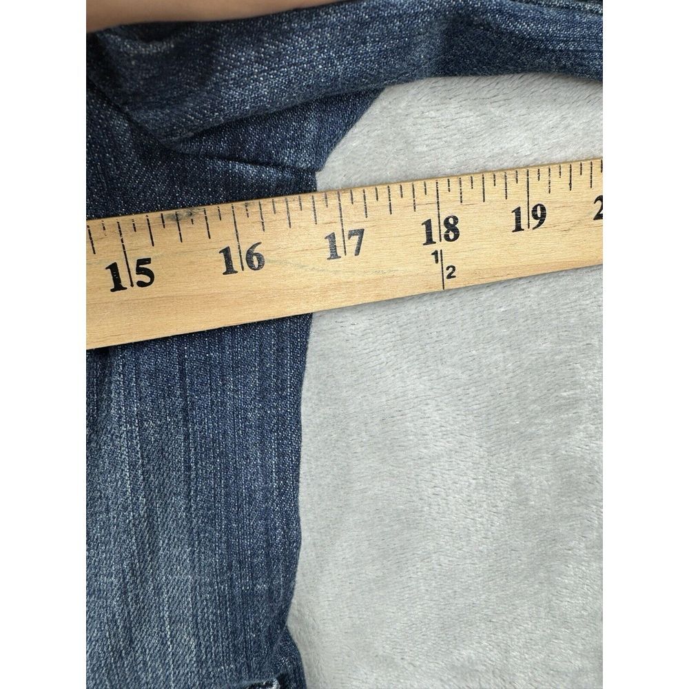 Cache Y2K Jean Jacket Women's Size 2 Blue Denim Embroidered - Picture 6 of 10